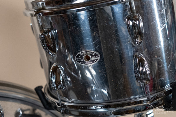 1970's Slingerland 'New Rock' in Chrome - 14x24, 8x12, 9x13, 16x16