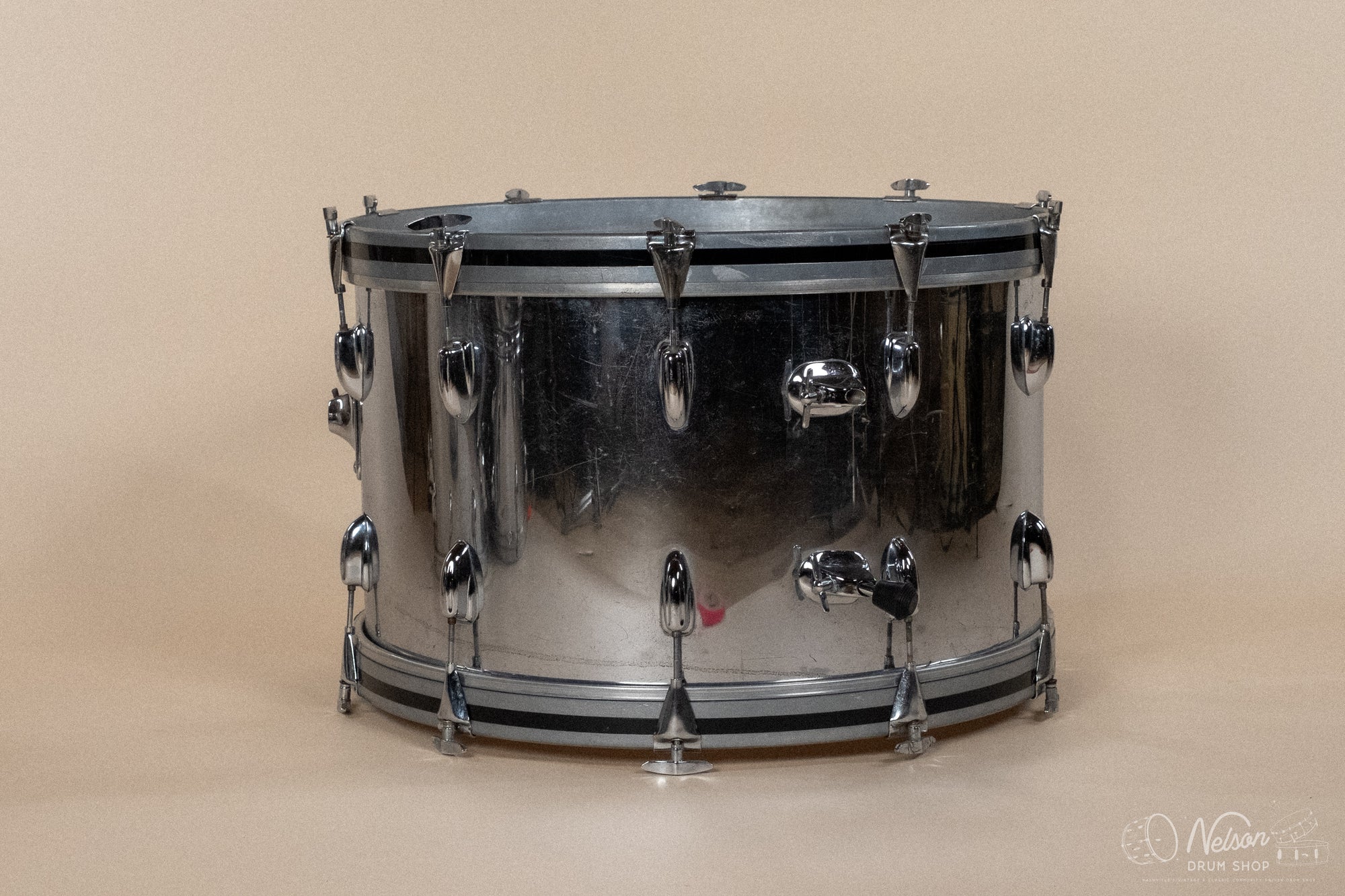 1970's Slingerland 'New Rock' in Chrome - 14x24, 8x12, 9x13, 16x16