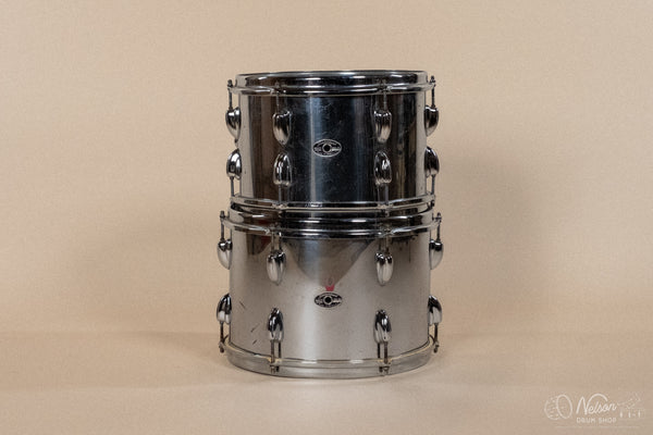 1970's Slingerland 'New Rock' in Chrome - 14x24, 8x12, 9x13, 16x16