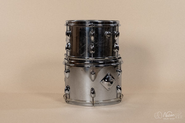 1970's Slingerland 'New Rock' in Chrome - 14x24, 8x12, 9x13, 16x16