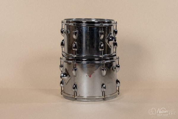 1970's Slingerland 'New Rock' in Chrome - 14x24, 8x12, 9x13, 16x16