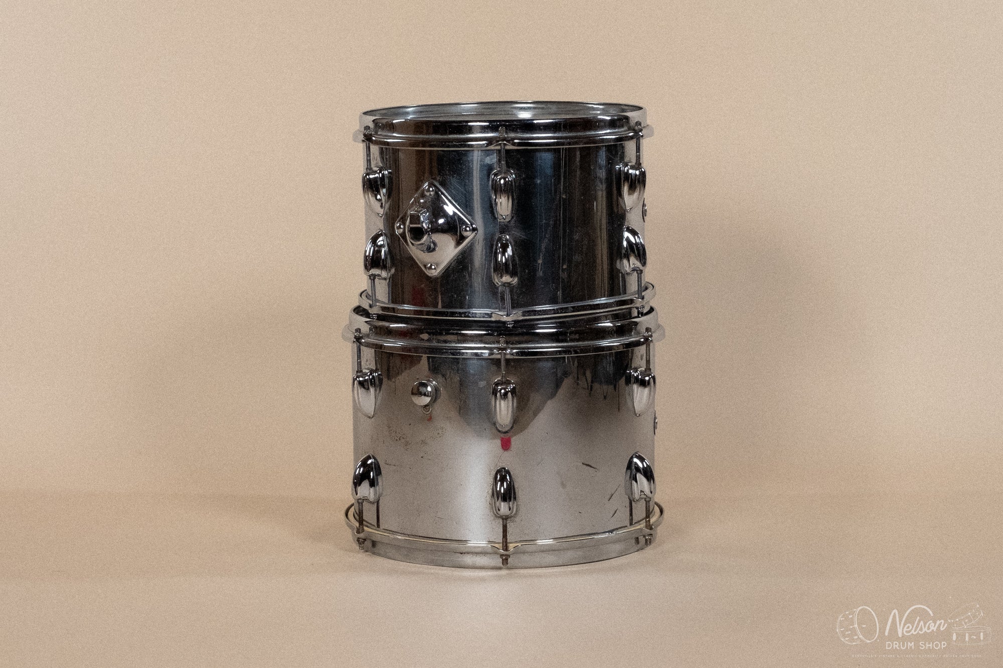 1970's Slingerland 'New Rock' in Chrome - 14x24, 8x12, 9x13, 16x16