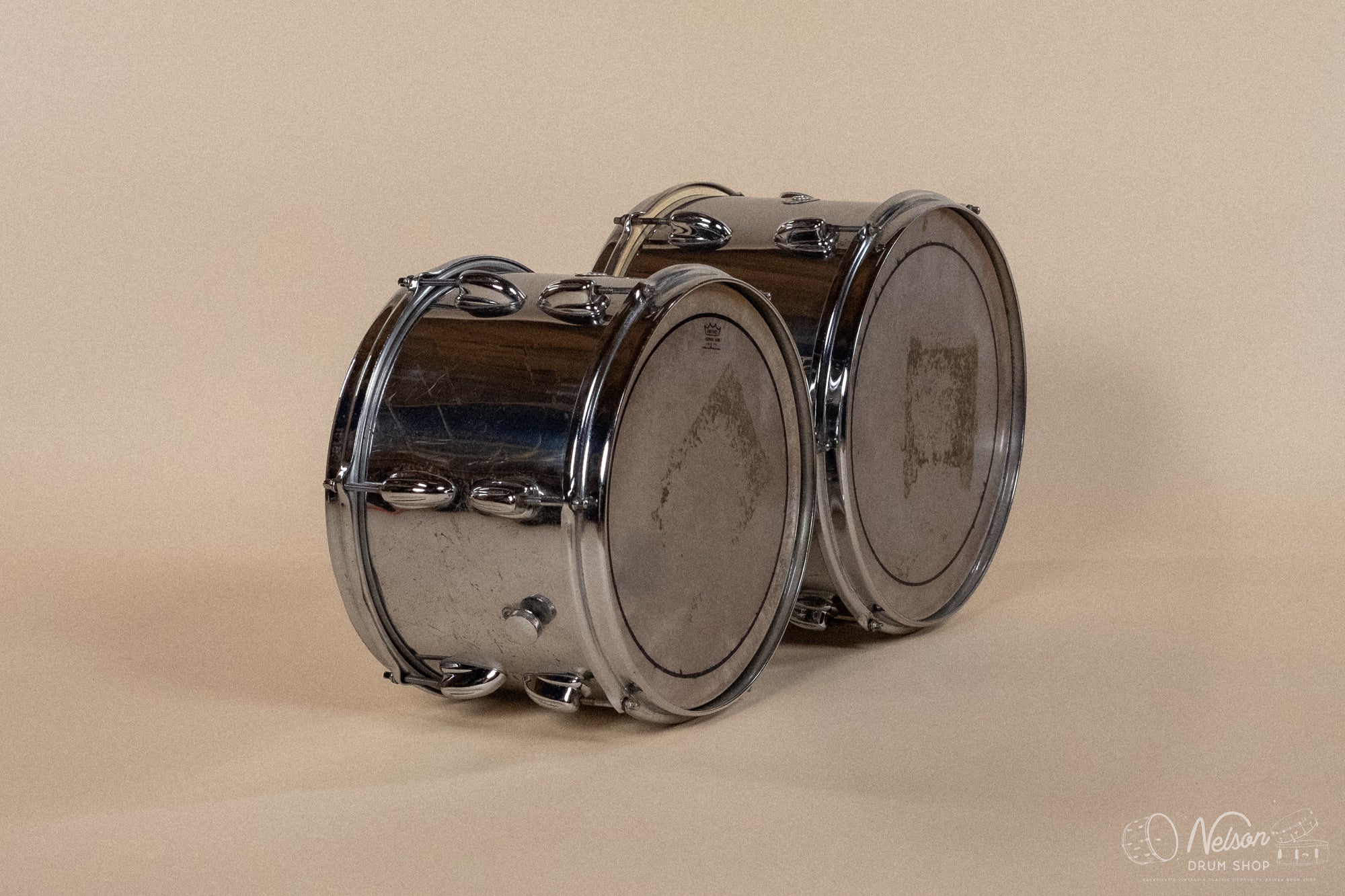 1970's Slingerland 'New Rock' in Chrome - 14x24, 8x12, 9x13, 16x16