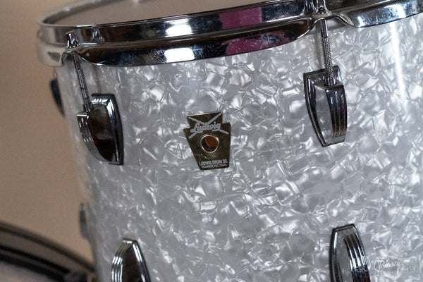 Used 2000's Ludwig 'Classic Maple' in White Marine Pearl - 16x24, 8x10, 9x12, 11x14, 16x16