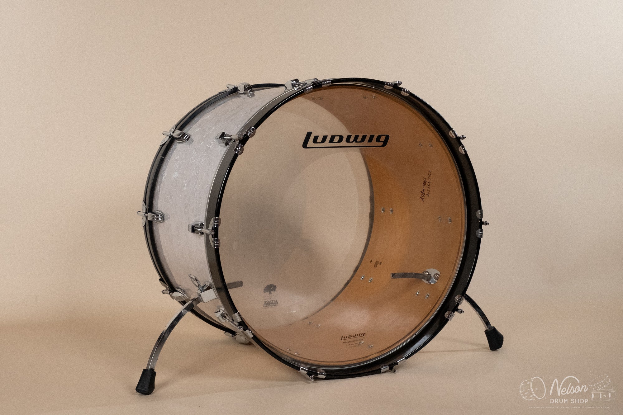 Used 2000's Ludwig 'Classic Maple' in White Marine Pearl - 16x24, 8x10, 9x12, 11x14, 16x16