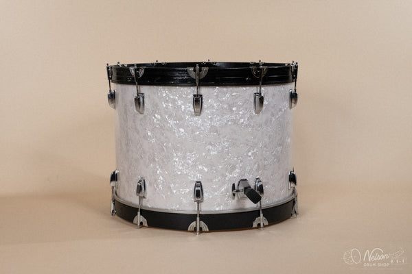 Used 2000's Ludwig 'Classic Maple' in White Marine Pearl - 16x24, 8x10, 9x12, 11x14, 16x16