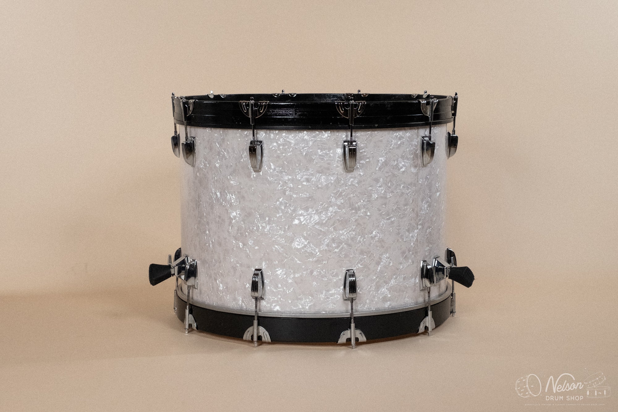 Used 2000's Ludwig 'Classic Maple' in White Marine Pearl - 16x24, 8x10, 9x12, 11x14, 16x16