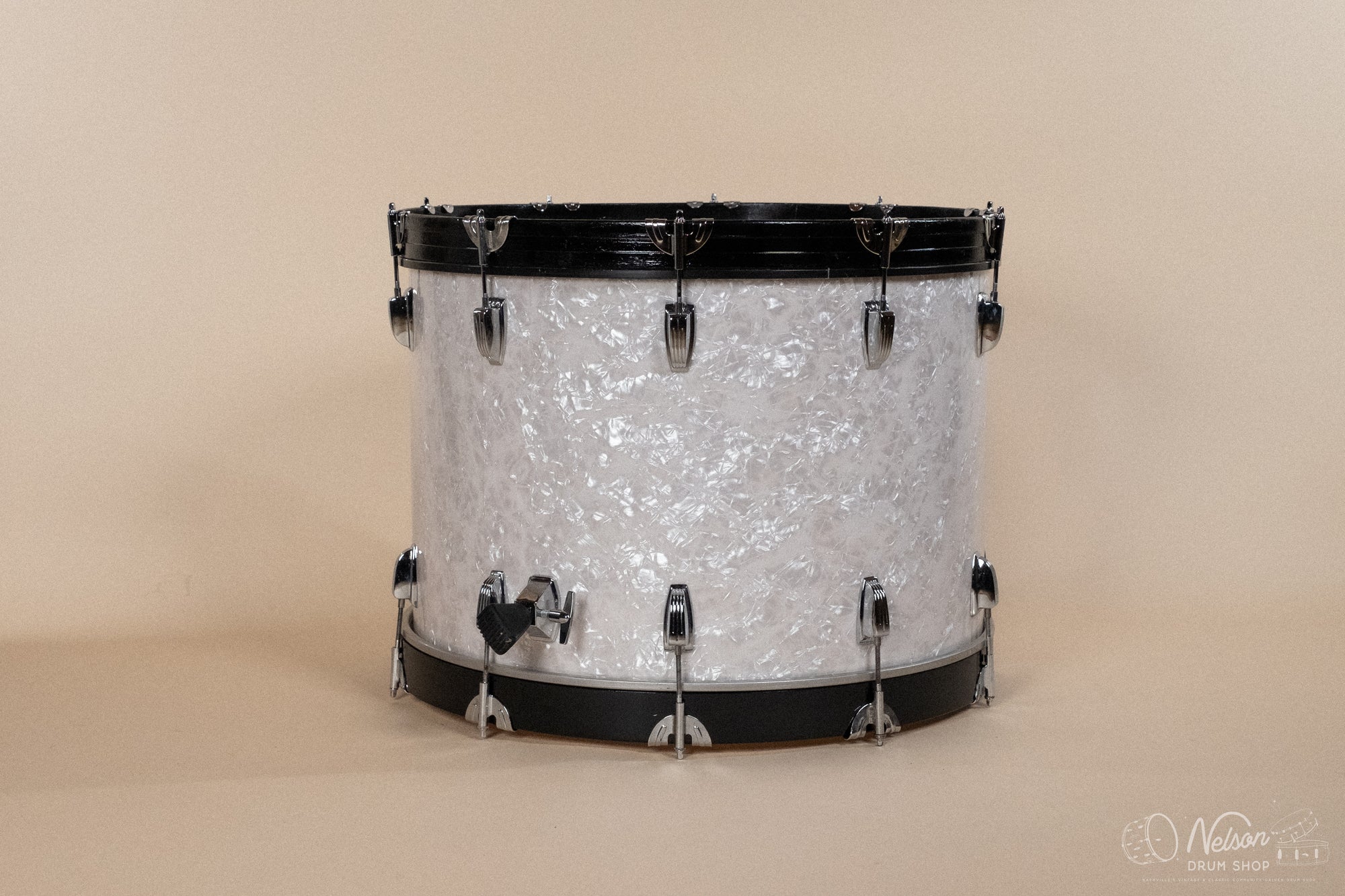 Used 2000's Ludwig 'Classic Maple' in White Marine Pearl - 16x24, 8x10, 9x12, 11x14, 16x16