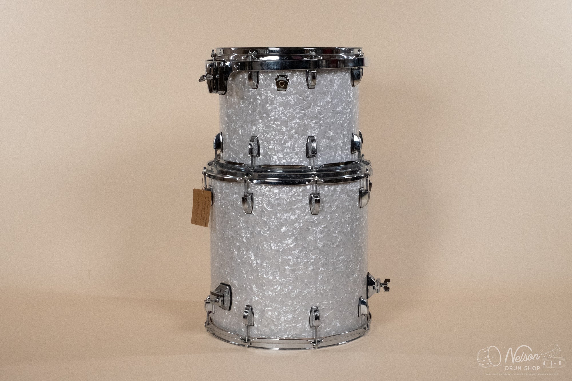 Used 2000's Ludwig 'Classic Maple' in White Marine Pearl - 16x24, 8x10, 9x12, 11x14, 16x16