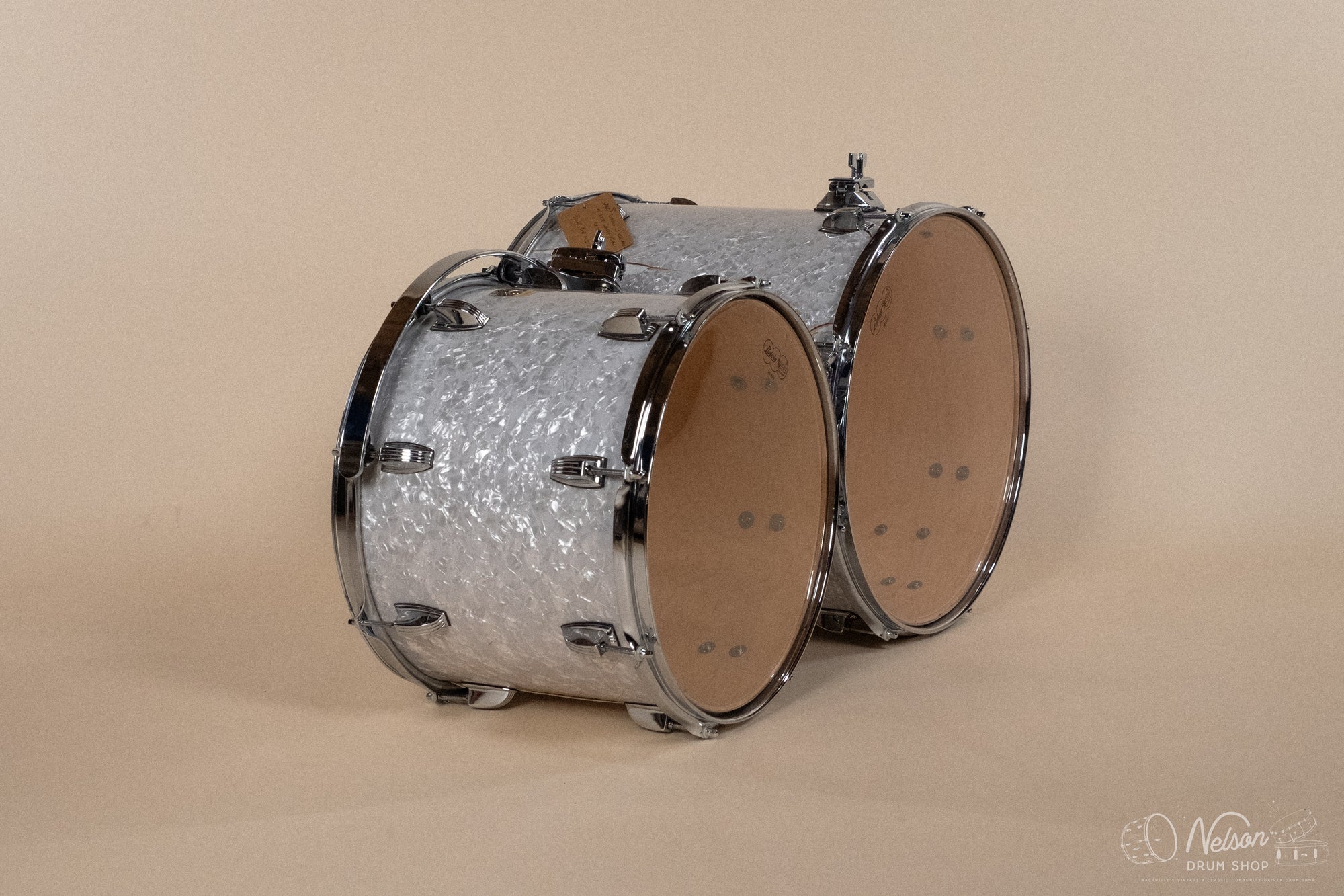 Used 2000's Ludwig 'Classic Maple' in White Marine Pearl - 16x24, 8x10, 9x12, 11x14, 16x16