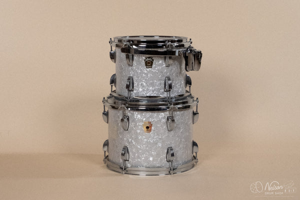 Used 2000's Ludwig 'Classic Maple' in White Marine Pearl - 16x24, 8x10, 9x12, 11x14, 16x16