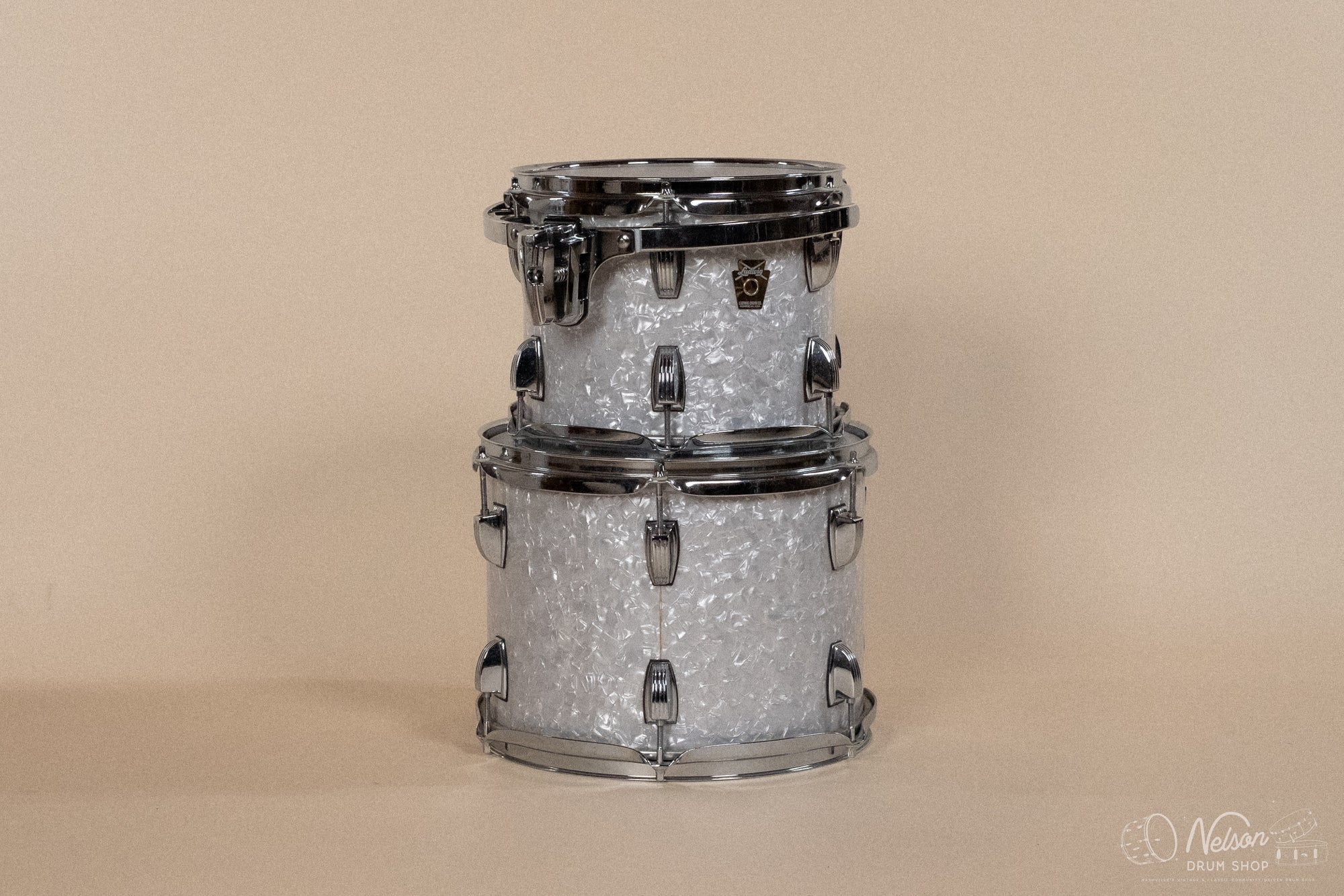 Used 2000's Ludwig 'Classic Maple' in White Marine Pearl - 16x24, 8x10, 9x12, 11x14, 16x16