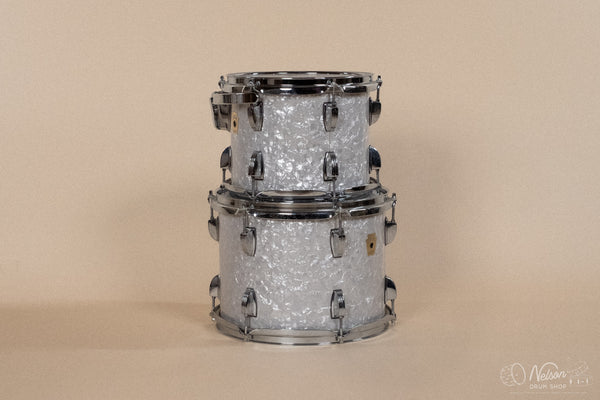 Used 2000's Ludwig 'Classic Maple' in White Marine Pearl - 16x24, 8x10, 9x12, 11x14, 16x16