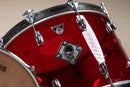 1980s Ludwig Combo Vistalite in Red - 14x22, 9x13, 16x16