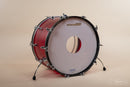 1980s Ludwig Combo Vistalite in Red - 14x22, 9x13, 16x16