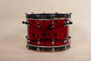 1980s Ludwig Combo Vistalite in Red - 14x22, 9x13, 16x16