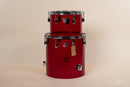 1980s Ludwig Combo Vistalite in Red - 14x22, 9x13, 16x16