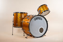 1960s Gretsch 'Name Band' rewrapped in Gold Sparkle - 14x22, 16x16, 9x13