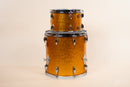 1960s Gretsch 'Name Band' rewrapped in Gold Sparkle - 14x22, 16x16, 9x13