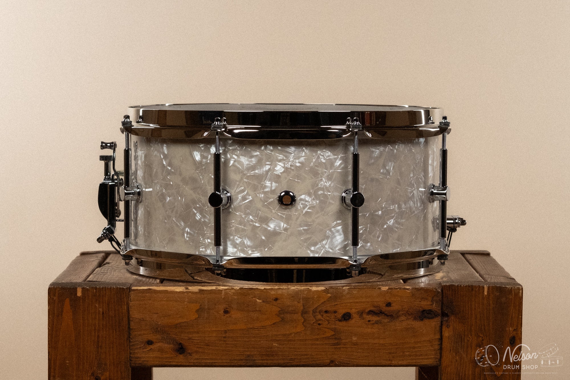 Canopus Neo-Vintage NV50M1 in Whit Marine Pearl - 6.5x14