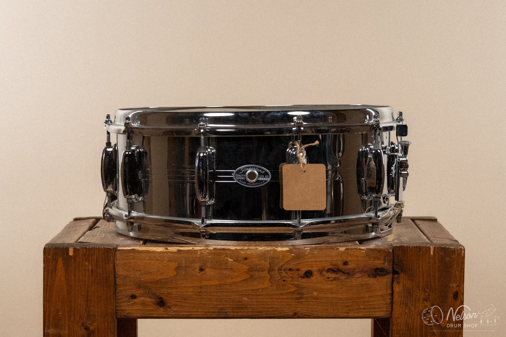 1970s/1980s Slingerland Radio King Chrome Plated Brass - 5.5x14