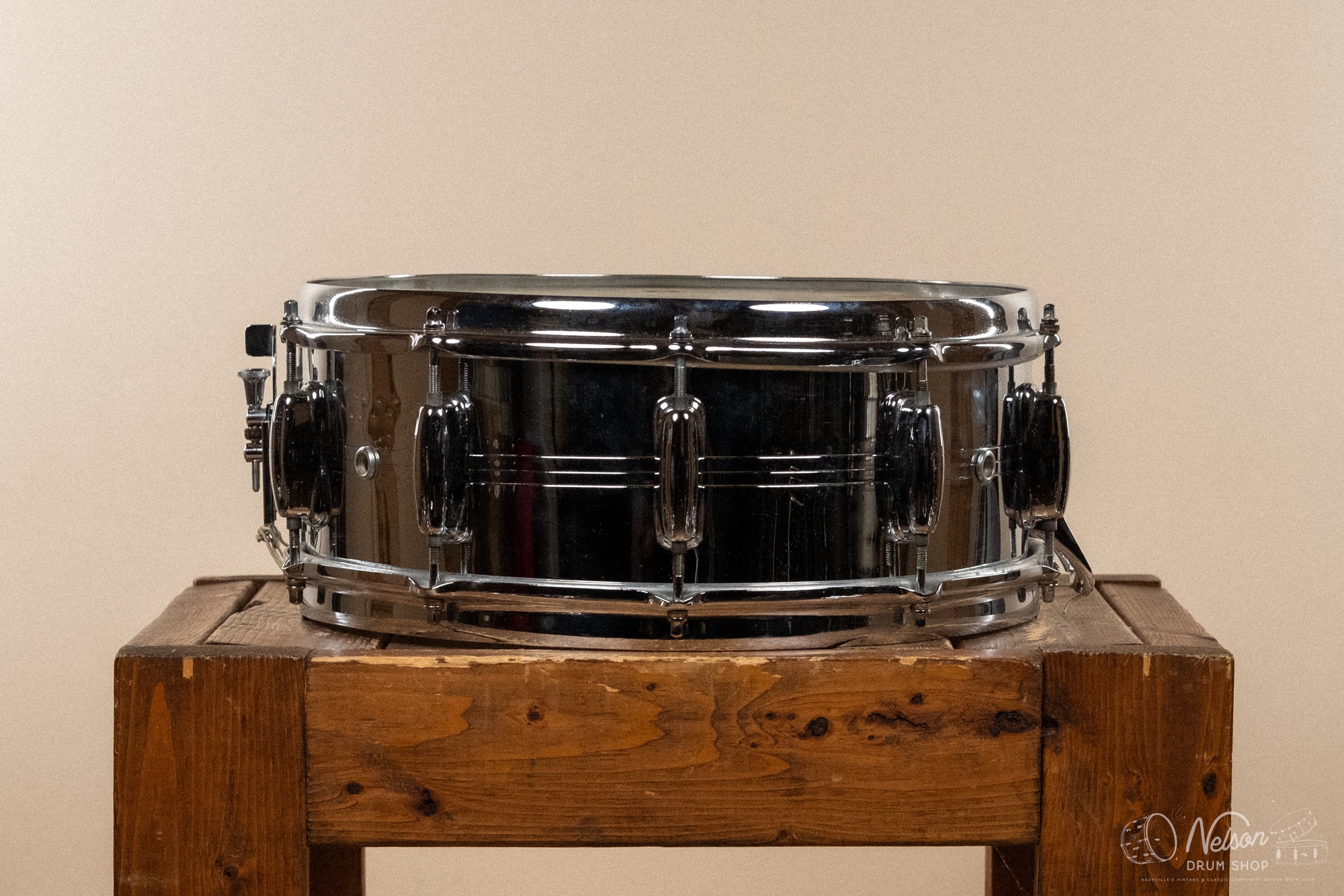 1970s/1980s Slingerland Radio King Chrome Plated Brass - 5.5x14