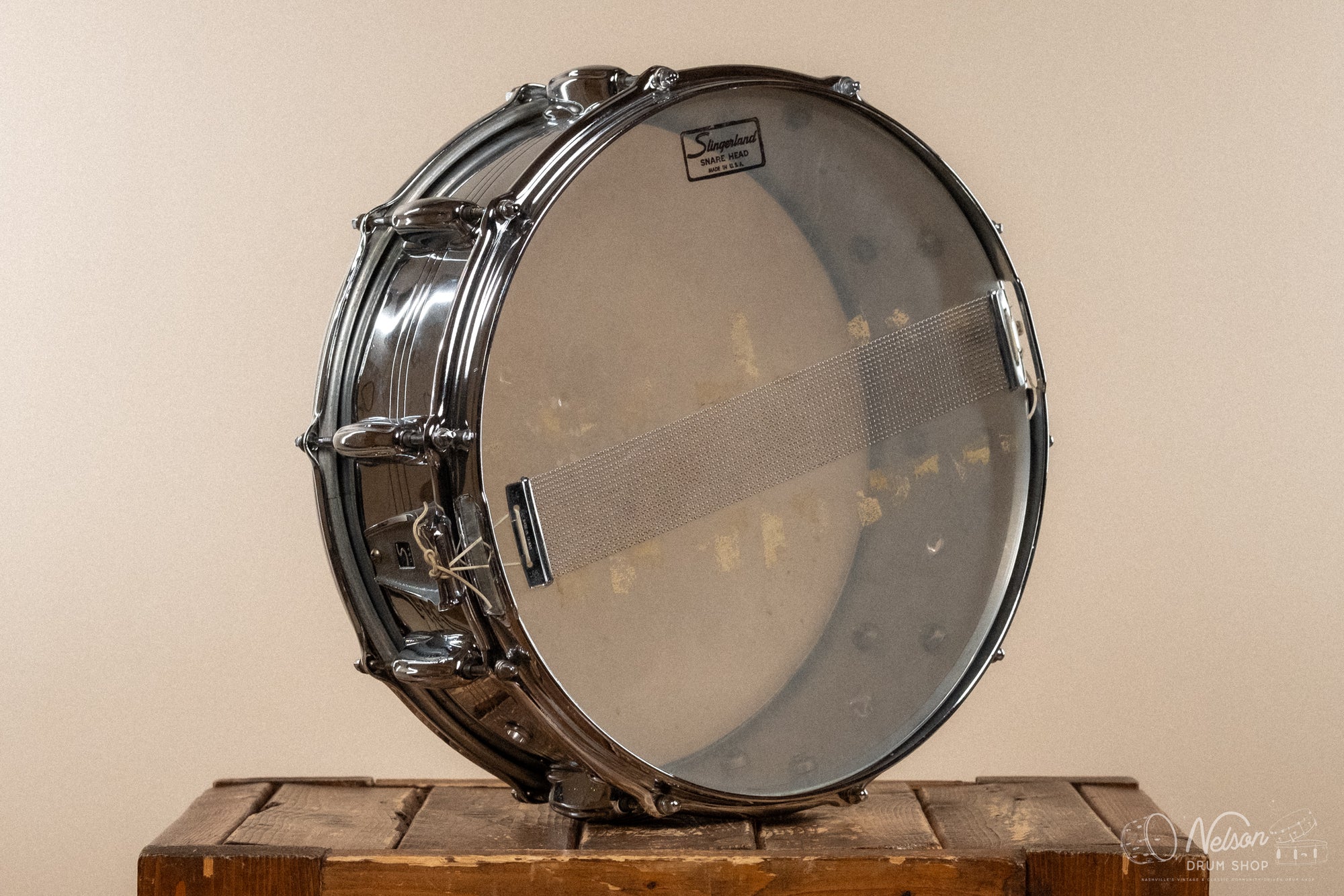 1970s/1980s Slingerland Radio King Chrome Plated Brass - 5.5x14