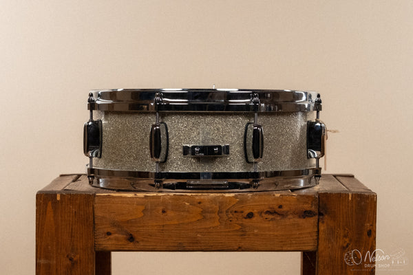 1960s Rogers B&B Powertone in Sparkling Silver Pearl - 5x14