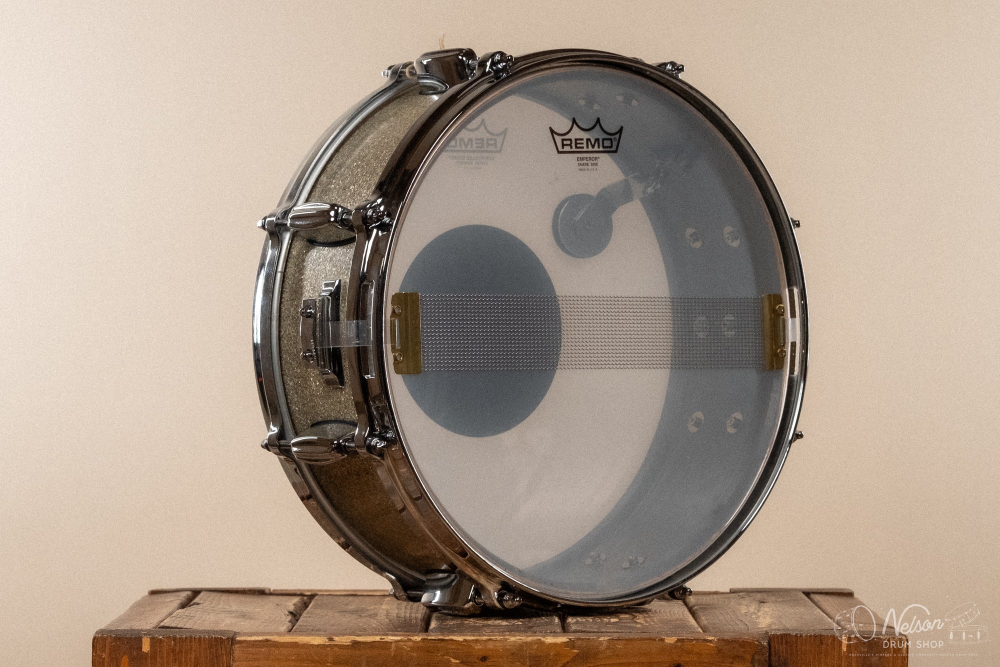 1960s Rogers B&B Powertone in Sparkling Silver Pearl - 5x14