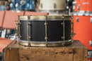 3rd & 4th Drums 'Black Brass Snare' w/ Weathered Hardware - 6.5x14