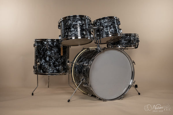 1970s Dixie MIJ in Black Diamond Pearl - 14x20, 9x13, 8x12, 16x16, 5x14