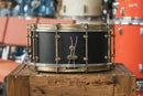 3rd & 4th Drums 'Black Brass Snare' w/ Weathered Hardware - 6.5x14