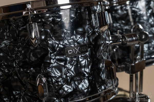 1970s Dixie MIJ in Black Diamond Pearl - 14x20, 9x13, 8x12, 16x16, 5x14