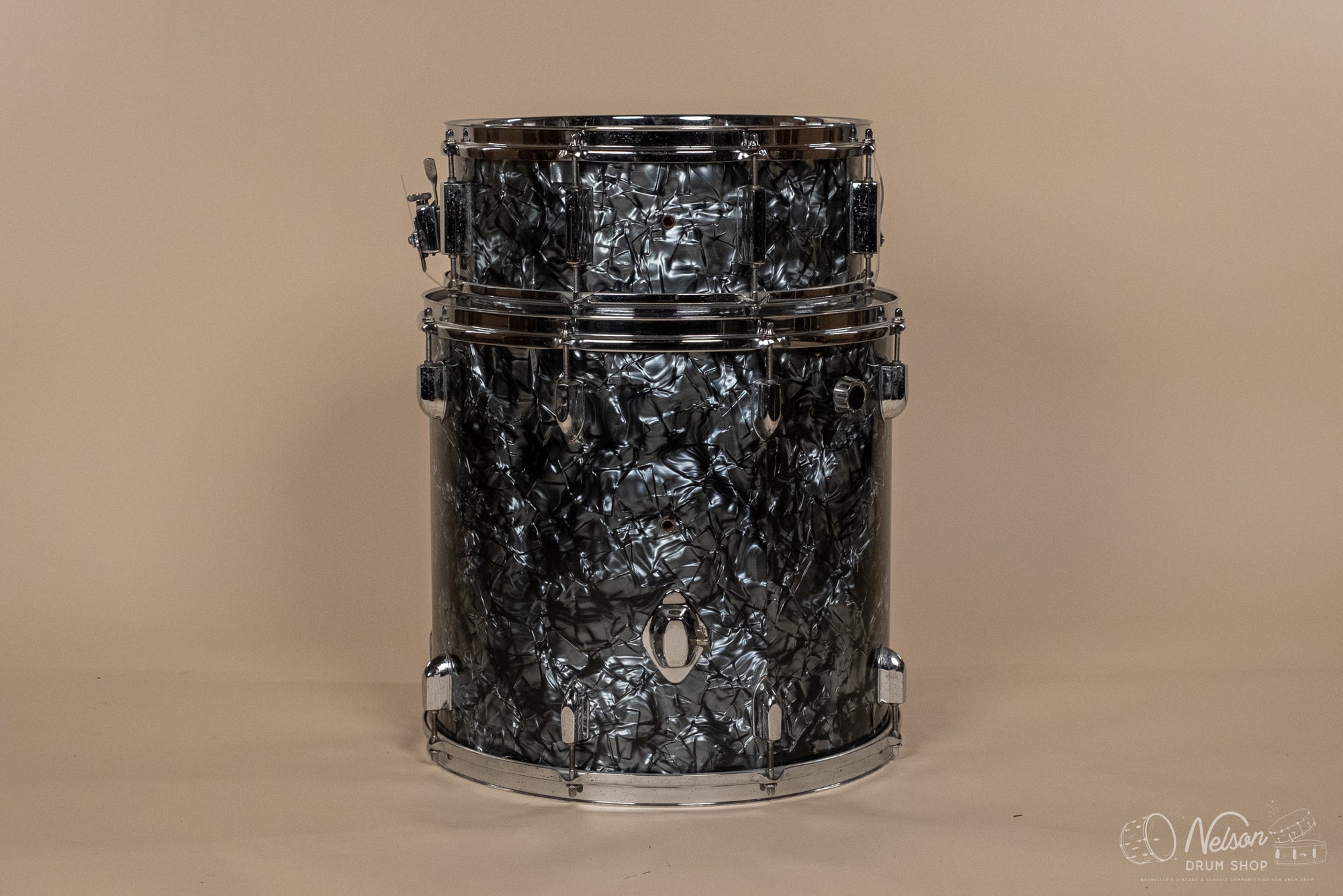 1970s Dixie MIJ in Black Diamond Pearl - 14x20, 9x13, 8x12, 16x16, 5x14