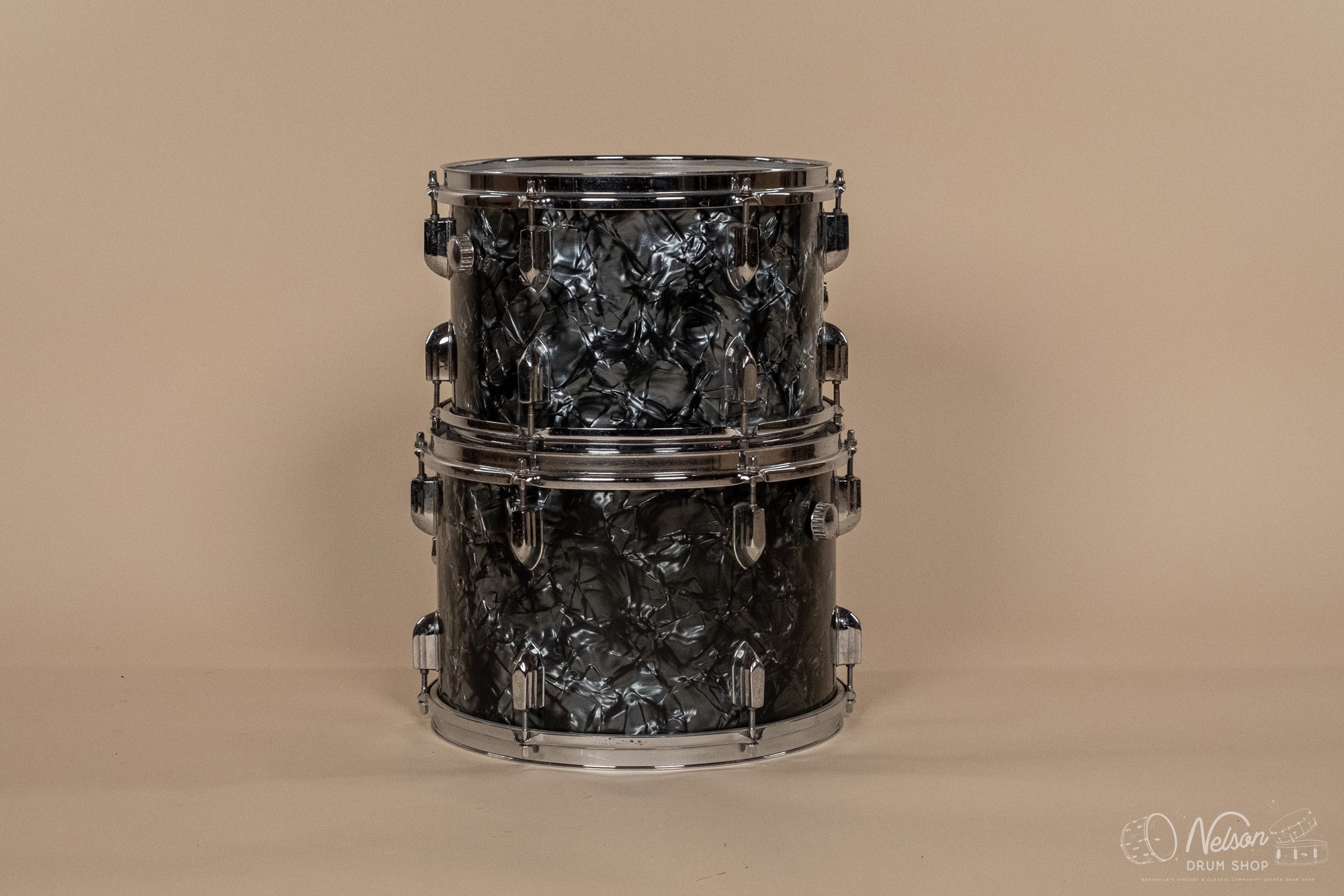 1970s Dixie MIJ in Black Diamond Pearl - 14x20, 9x13, 8x12, 16x16, 5x14