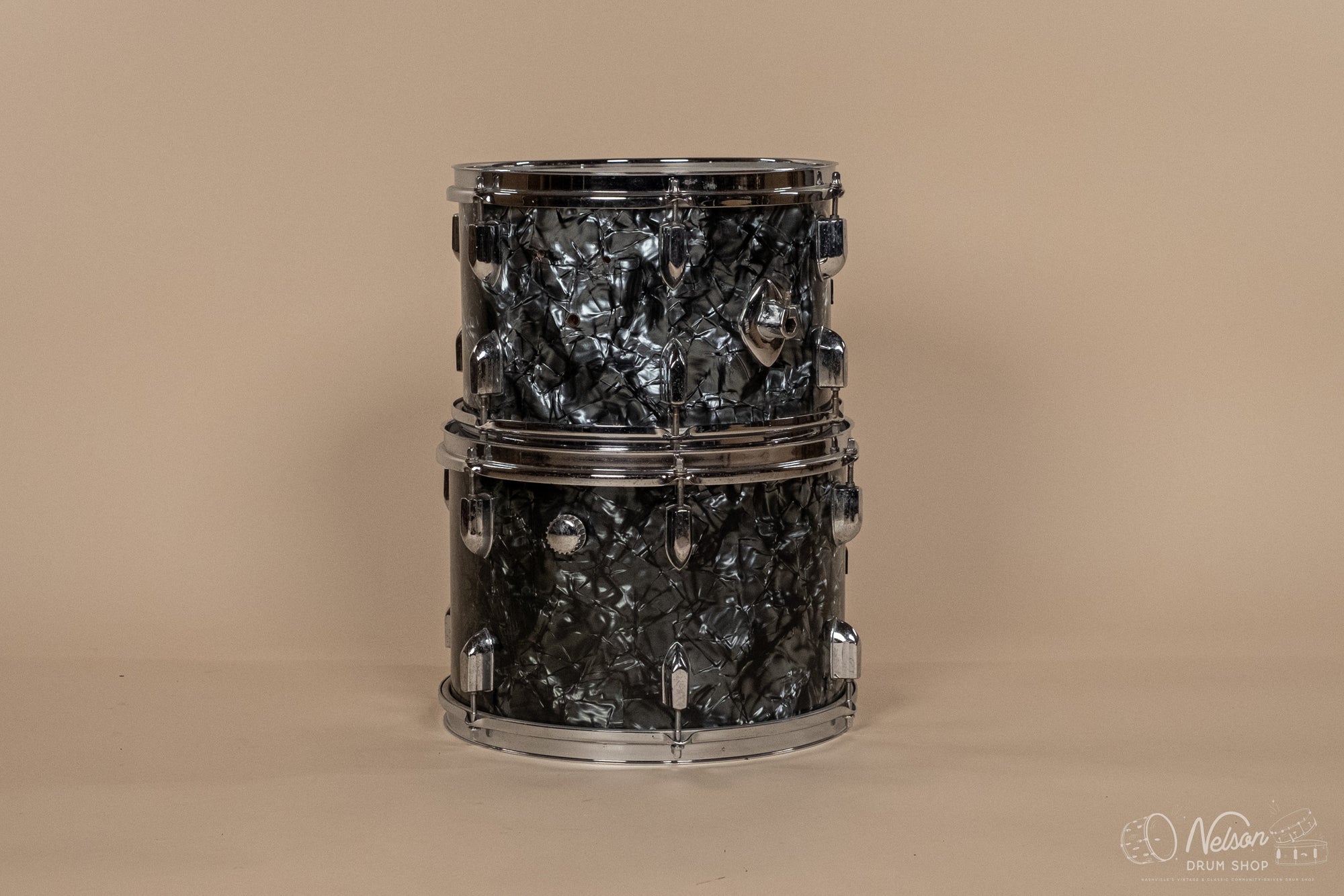 1970s Dixie MIJ in Black Diamond Pearl - 14x20, 9x13, 8x12, 16x16, 5x14