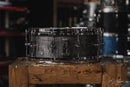 K-WAT Drum Co. Single Ply Quilted Maple in Waxed Black Dye - 5.5x14