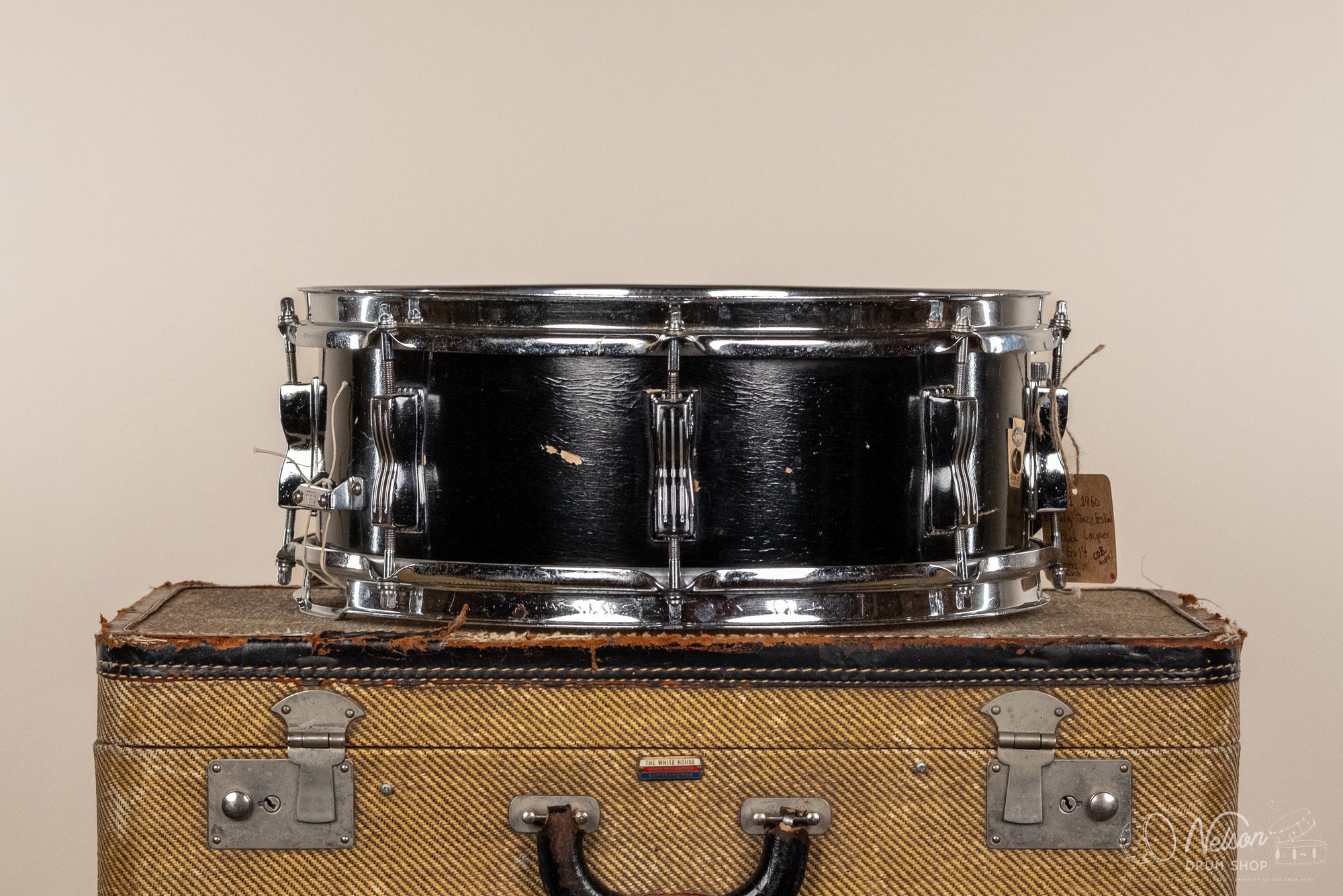 Aug 31, 1960 Ludwig 'Barrett Deems' Jazz Festival in Black Lacquer - 5.5x14