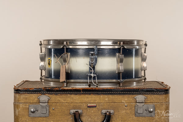 Dec 29 1958 Ludwig Pioneer LM491 in Blue & Silver Duco - 5.5x14