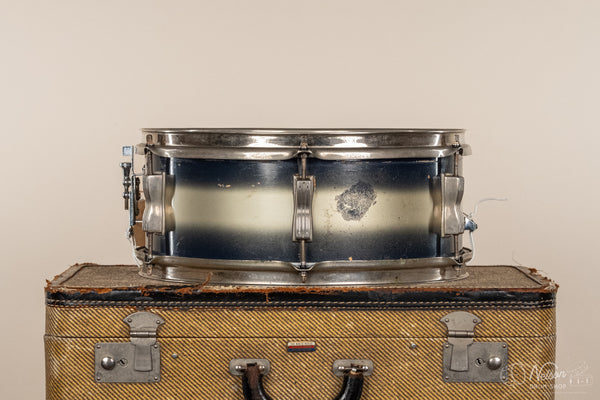 Dec 29 1958 Ludwig Pioneer LM491 in Blue & Silver Duco - 5.5x14