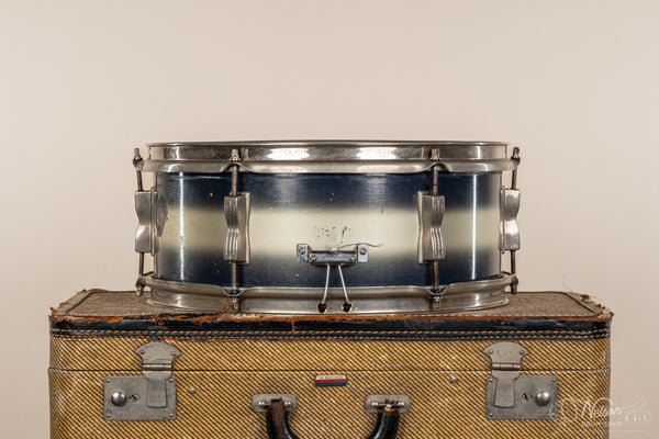 Dec 29 1958 Ludwig Pioneer LM491 in Blue & Silver Duco - 5.5x14