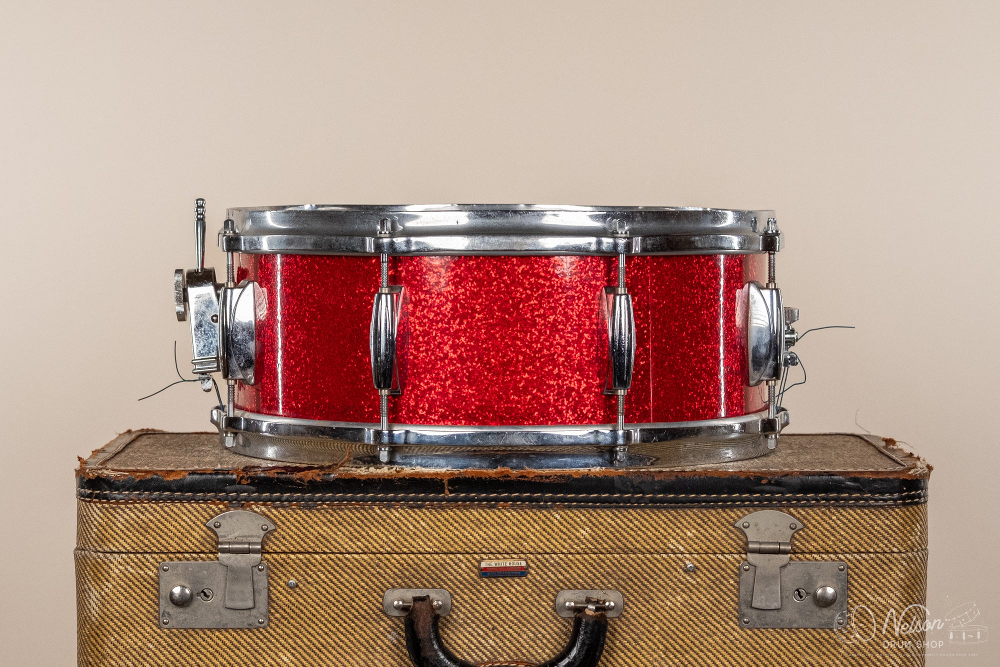 1950s Gretsch Name Band in Red Sparkle - 5.5x14