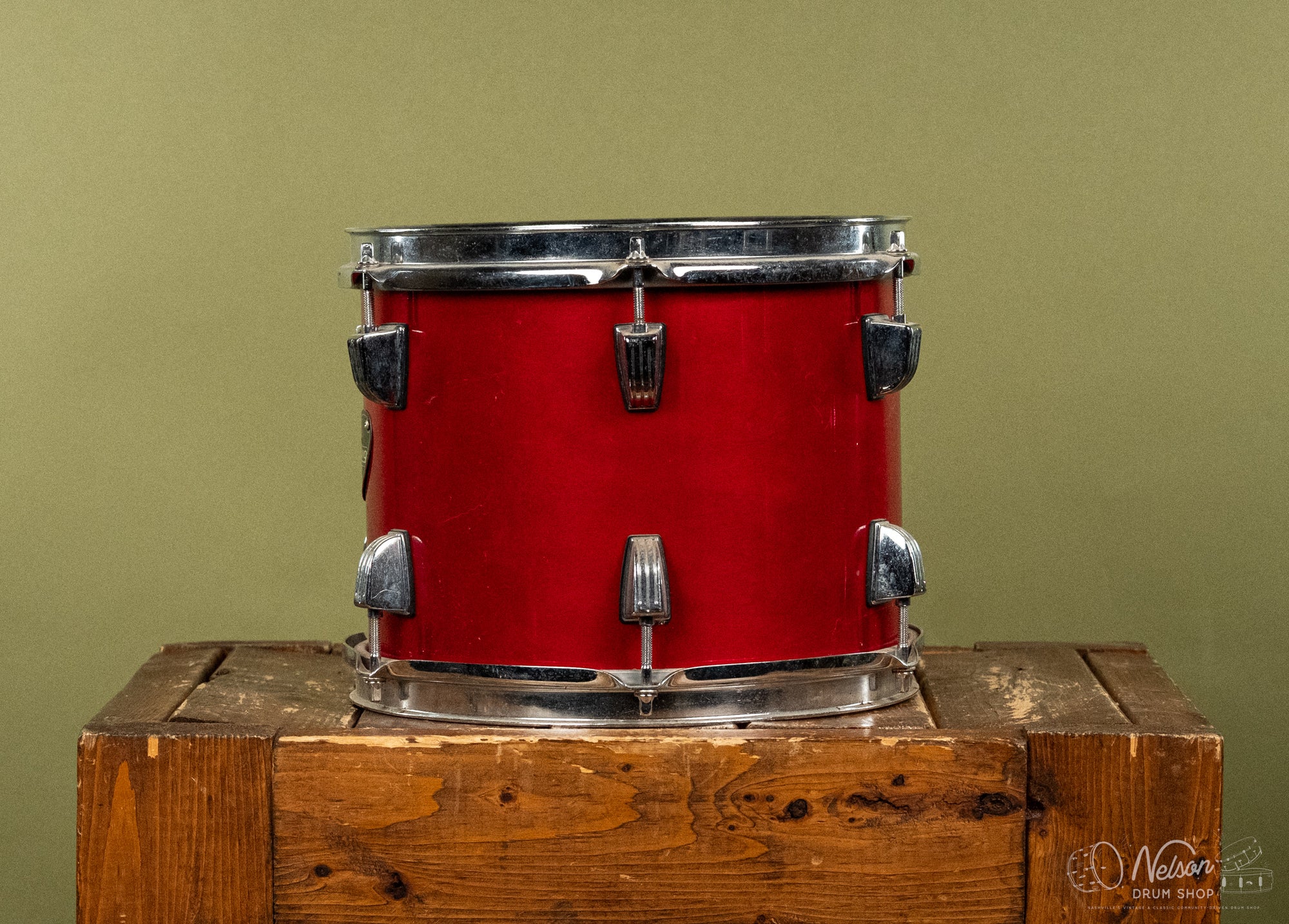 Ludwig Rocker Elite Tom in Red - 8x10