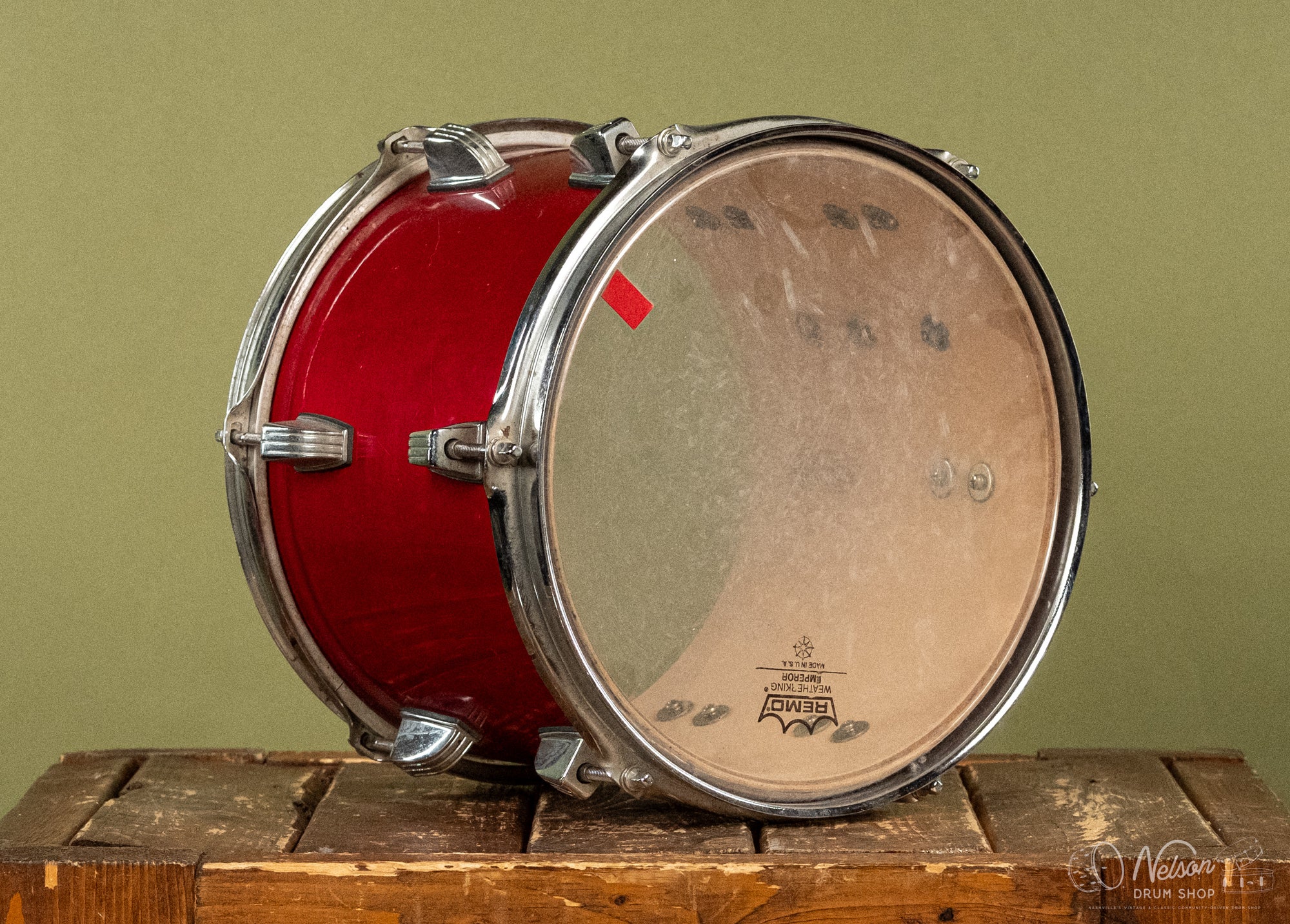 Ludwig Rocker Elite Tom in Red - 8x10