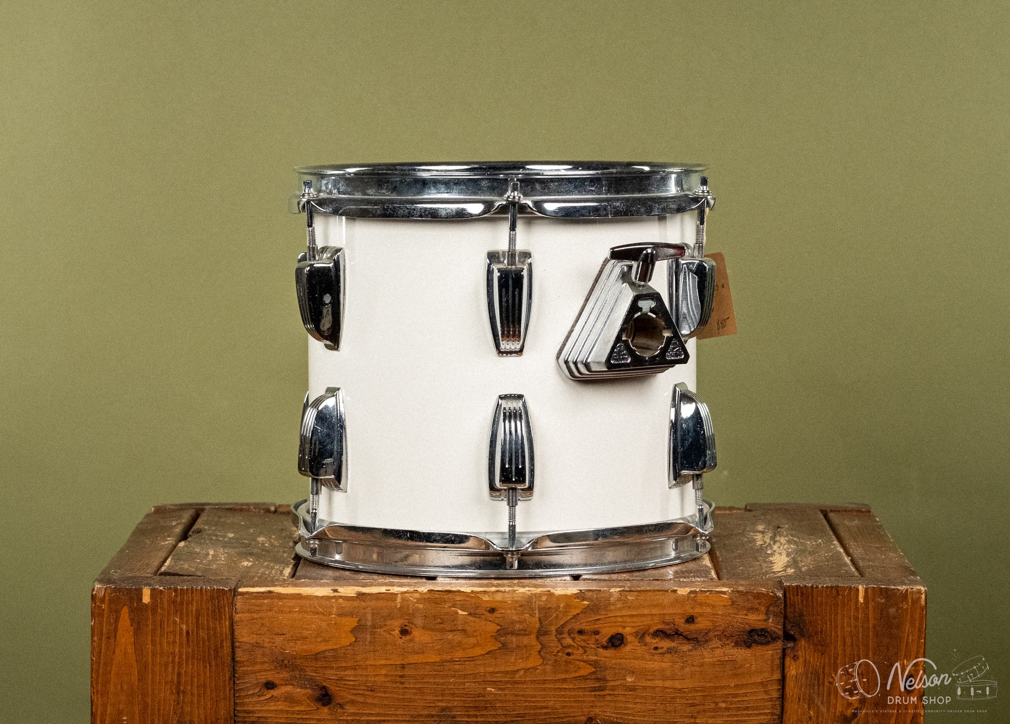 1980s Ludwig Classic Series in White Frost - 9x10