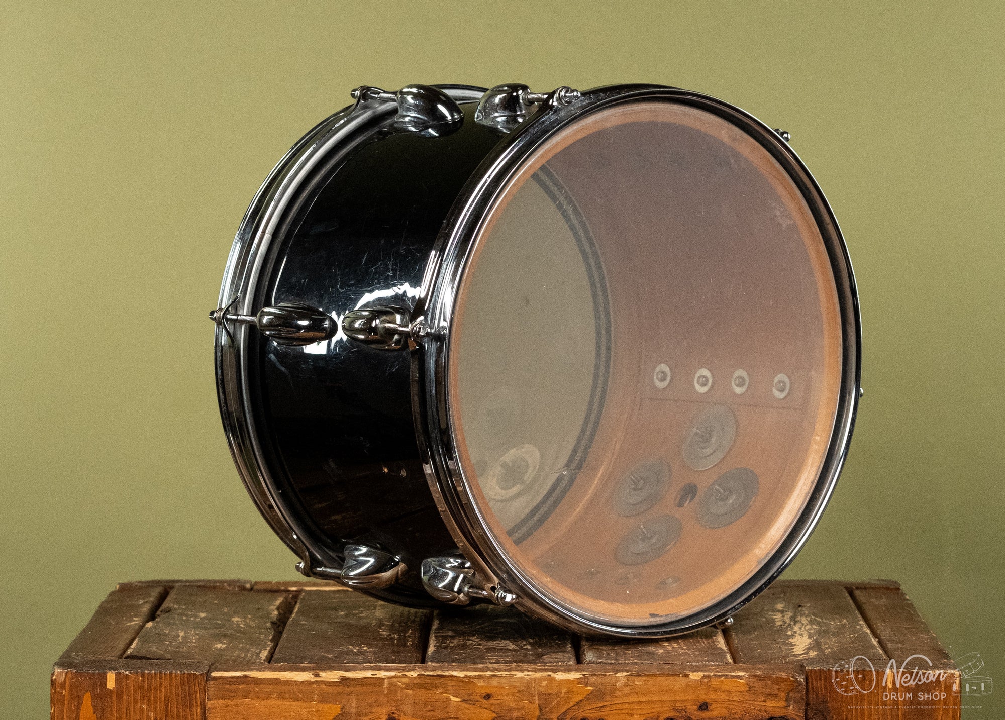 1970s Slingerland Tom in Black - 8x12