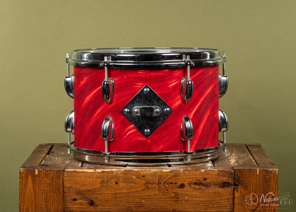 1970s Slingerland Tom in Red Satin Flame - 8x12