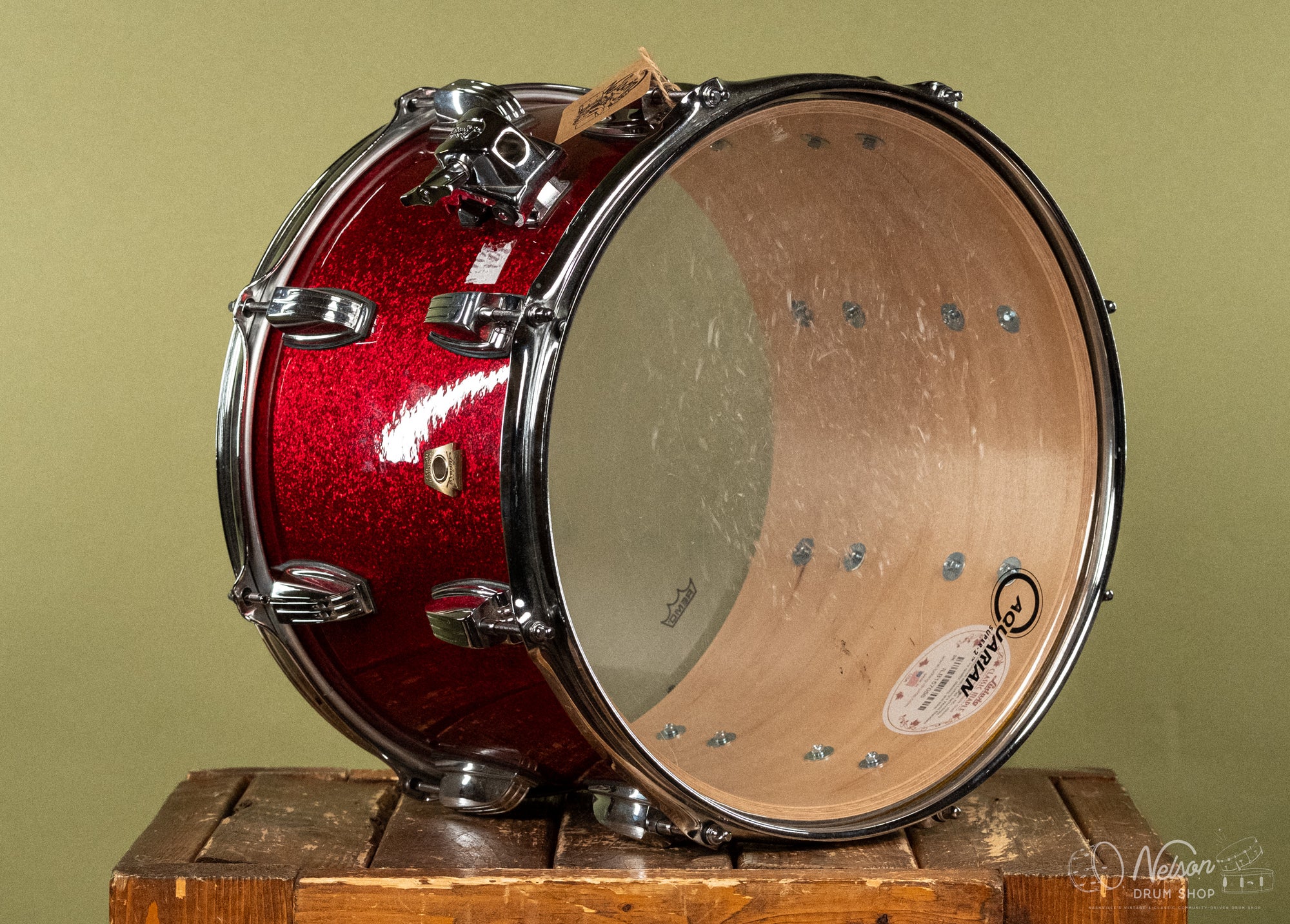 Used Ludwig Classic Maple in Red Sparkle - 10x14