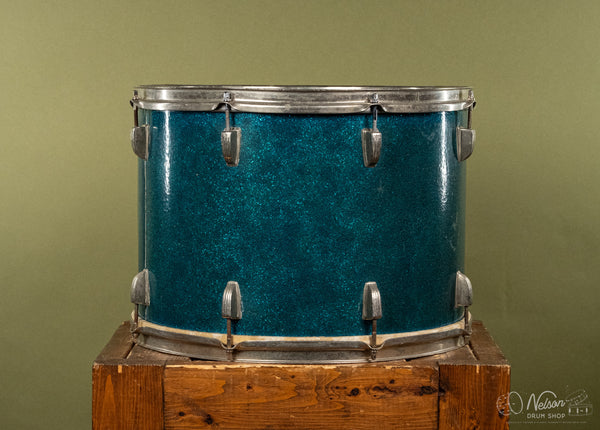 1950s WFL Tom in Aqua Blue Sparkle - 12x17