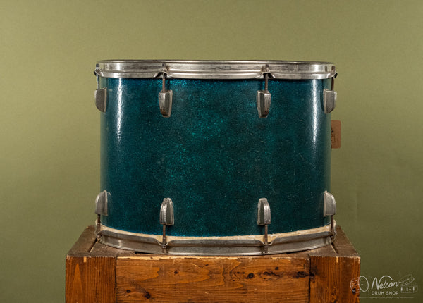 1950s WFL Tom in Aqua Blue Sparkle - 12x17